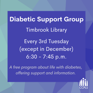 graphic for Diabetic Support Group updated April 2023