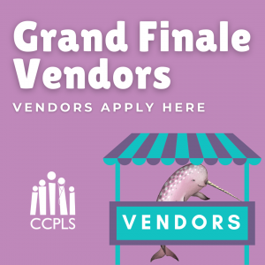 Grand Finale Vendors - vendors apply here, narwhal under a vendor tent