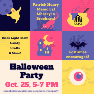 Halloween Party - Brookneal @ Patrick Henry Memorial Library