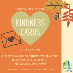 Click here to learn more about our Kindness Cards community project from October 31 through November 5!