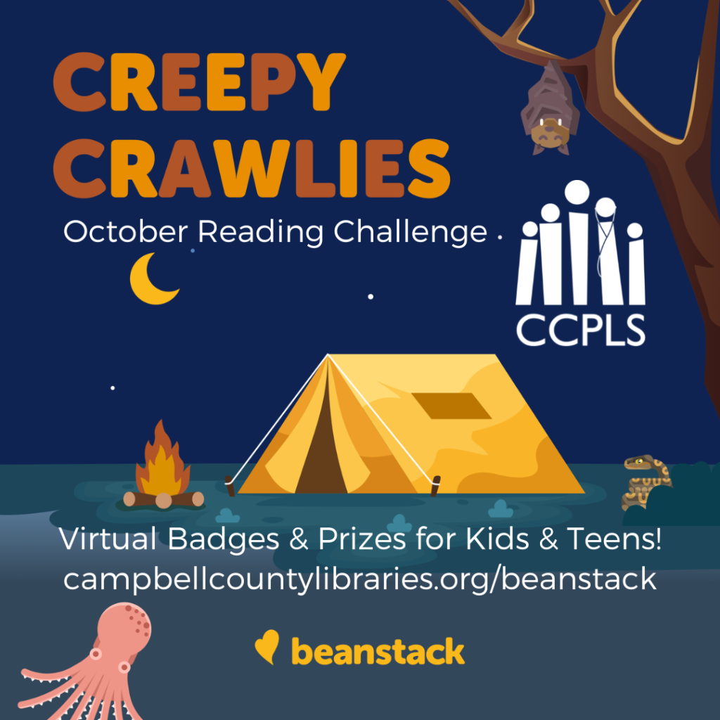 Click here to sign up for the October Reading Challenge for kids and teens!