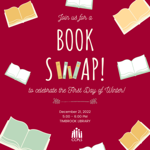 Book Swap December 21 at Timbrook Library 5-6pm