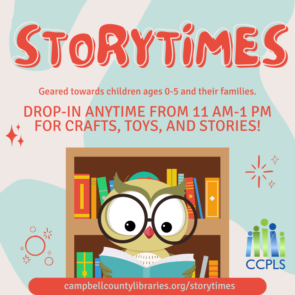 graphic for Storytimes 2023