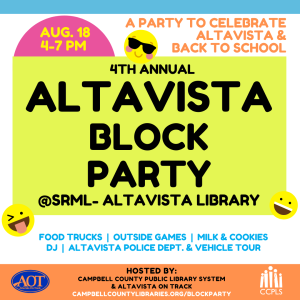 Altavista Block Party Graphic