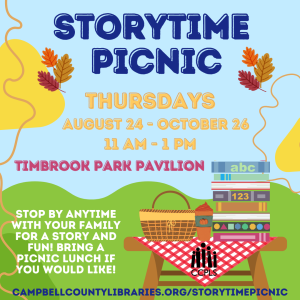 Click here for more info about our Storytime Picnics!