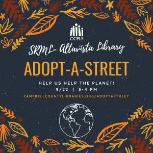 Adopt-A-Street, September 22, 3-4pm