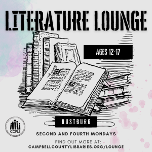 Literature Lounge, Ages 12-17