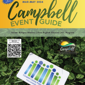 Cover of the Mar-May 2024 Campbell Event Guide