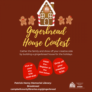 graphic for Gingerbread House Contest