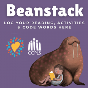 Beanstack: Log your reading, activities & code words here walrus and boy