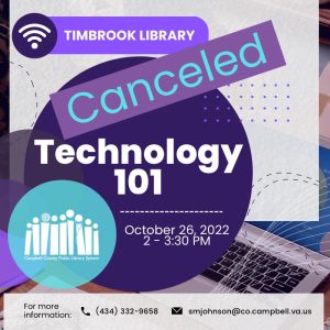 graphic for cancellation of Technoloty 101