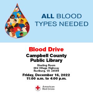 graphic for American Red Cross Blood Drive