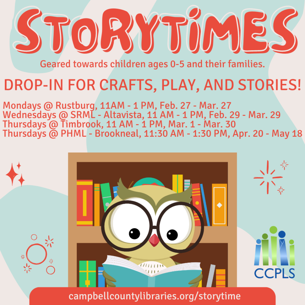 Campbell County Public Library System - CCPLS Storytimes