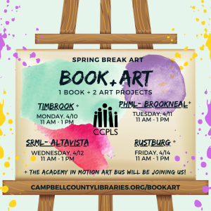 Springbreak book + art - Timbrook @ Timbrook Library
