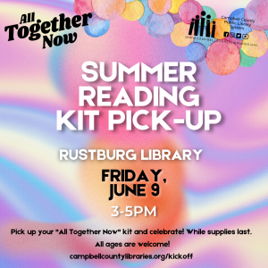 Summer Reading Kit Pick-Up - Rustburg @ Rustburg Library