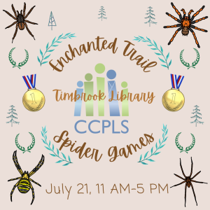 graphic for Enchanted Trail: Spider Games July 2023