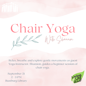 Chair Yoga with Shannon - Rustburg @ Rustburg Library
