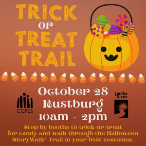 Trick or Treat Trail October 28 in Rustburg 10AM-2PM