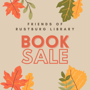 graphic for FOL Rustburg Book Sale Oct 2023