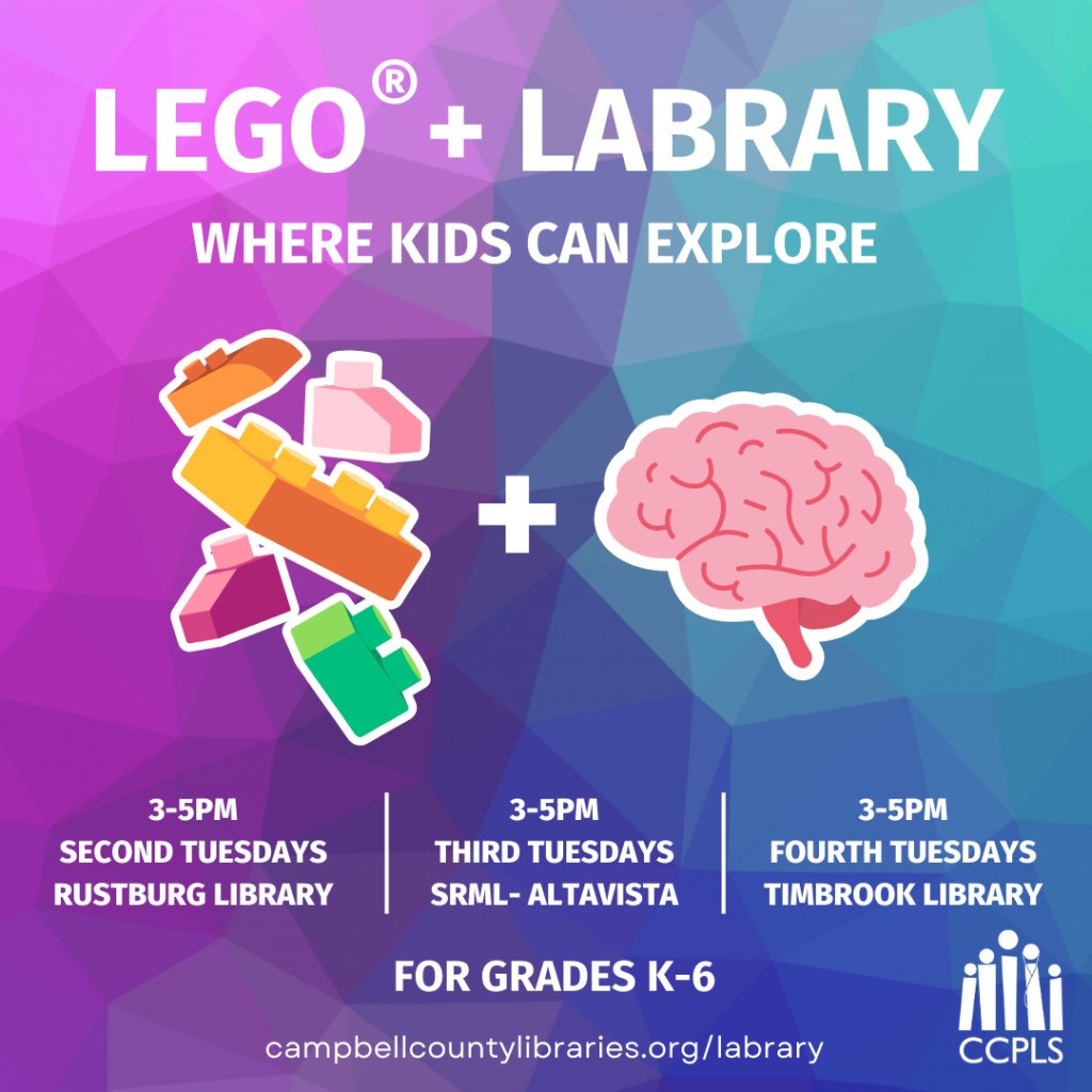 LEGO + Labrary graphic