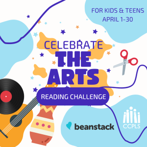 Click here to join the "Celebrate the Arts" reading challenge for kids and teens!