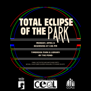 graphic for Total Eclipse of the Park April 2024