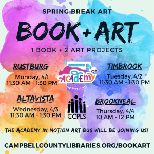 Spring Break book + art - Brookneal @ Patrick Henry Memorial Library
