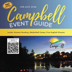 Cover of the June-August 2024 Campbell Event Guide