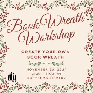 Book Wreath Workshop - Rustburg @ Rustburg Library