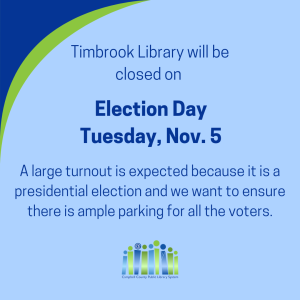 Timbrook Library closed @ Timbrook Library