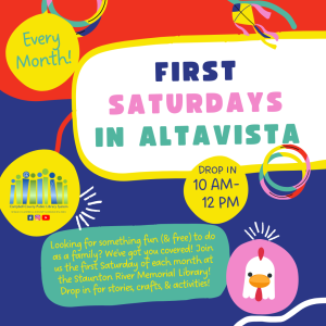 Join us for First Saturdays in Altavista!