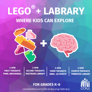 LEGO® + Labrary - Rustburg @ Rustburg Library