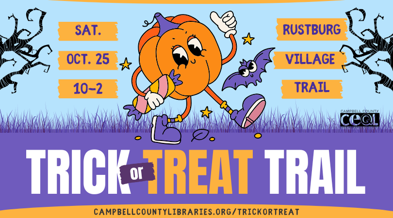 Trick or Treat Trail is happening Oct. 25 from 10am to 2pm.