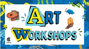 graphic for Art Workshops series summer 2026