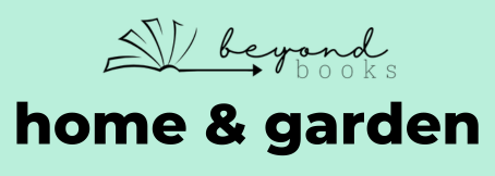 Beyond Books logo with text: "home & garden"