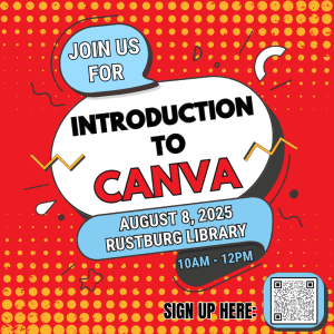 graphic for Introduction to Canva August 2025
