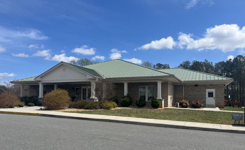 Photograph of the front of the Timbrook Library