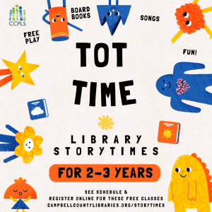 graphic for Tot Time Summer 2025