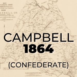 Campbell 1864 Confederate Map Graphic