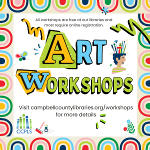 graphic for Art Workshops Summer 2025