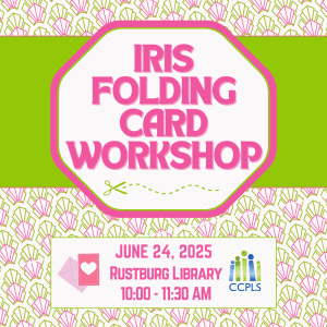 graphic for Iris Folding Card Workshop June 2025