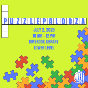 graphic for Puzzlepalooza July 2025