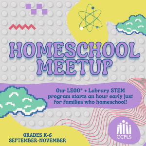 graphic for Homeschool Meetup fall 2025