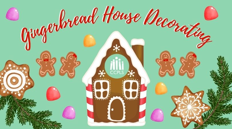 graphic for Gingerbread House Decorating December 2 2025