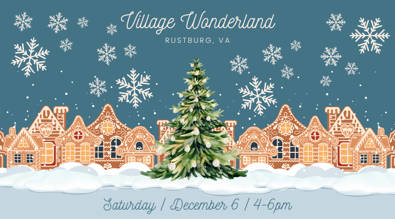 graphic for Village Wonderland on December 6 2025