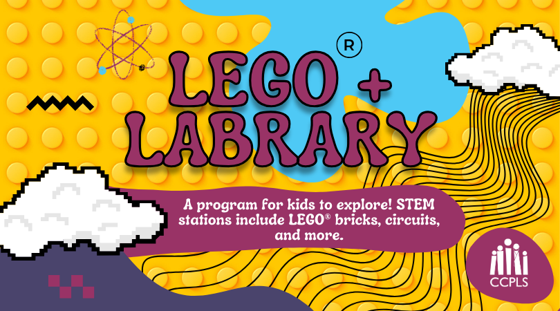 graphic for Lego + Labrary winter 2026