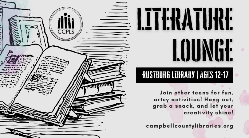 graphic for Literature Lounge Winter 2