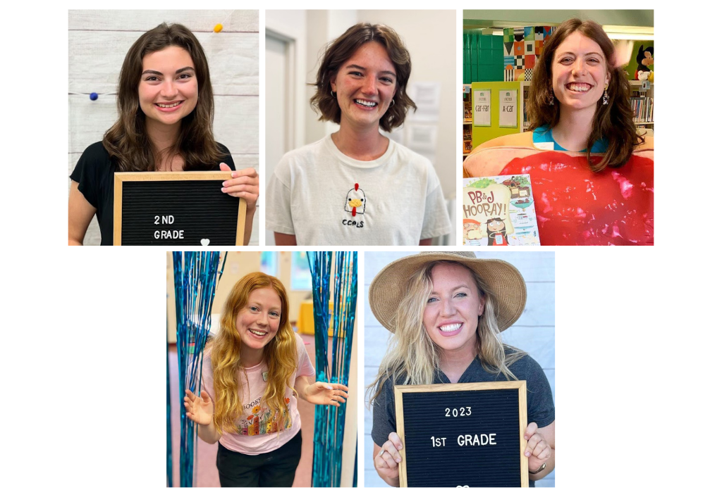 Pictures of five people in the E&E department.