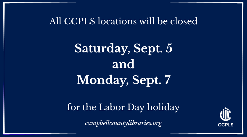 graphic for Labor Day Closing September 5 and 7 2026