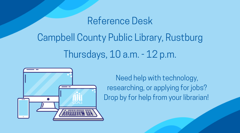 graphic for Reference Desk at CCPL 2026
